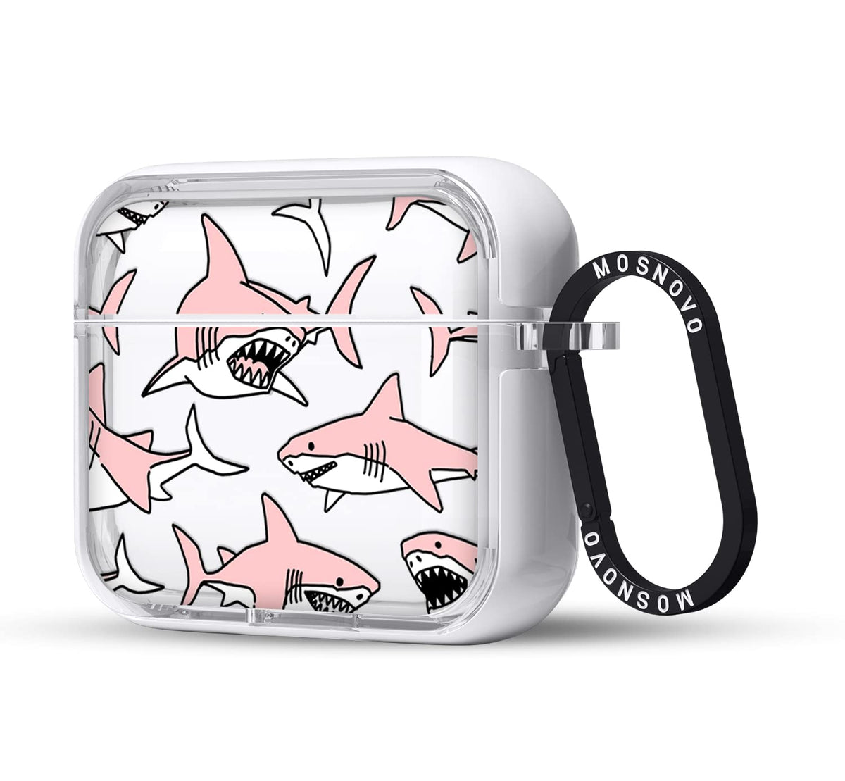 MOSNOVO AirPods 3 Case with clear dual-layer protection for durability