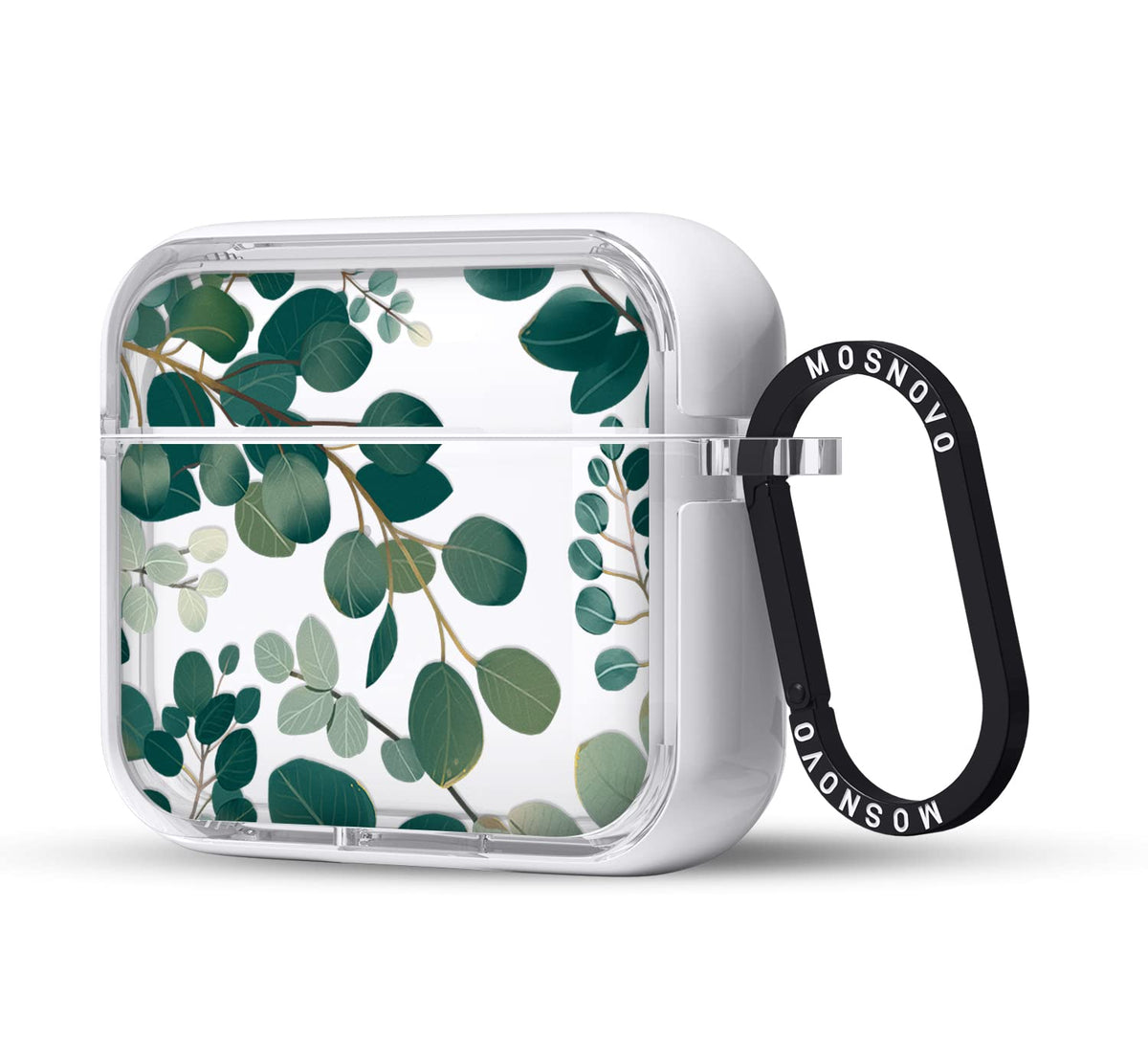 MOSNOVO AirPods 3 case in clear finish with durable protection.