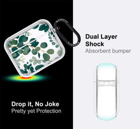 MOSNOVO metal ring accessory attached to AirPods case for quick access.