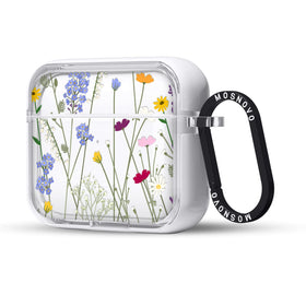 MOSNOVO AirPods 3 clear case with front view offering sleek protection and crystal clarity.