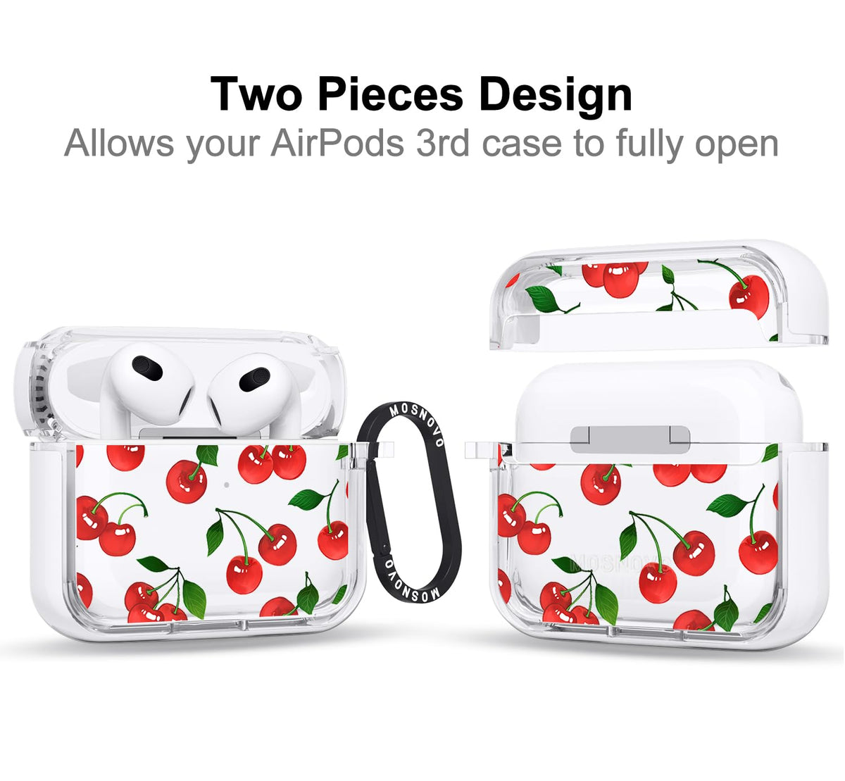 MOSNOVO AirPods 3rd Gen dual-layer case guards against drops while traveling