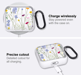 MOSNOVO AirPods 3 yellow-resistant clear case highlights long-lasting transparency.