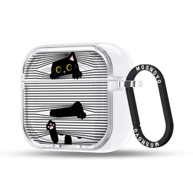 MOSNOVO AirPods 4 case in clear dual-layer design for protection and visibility