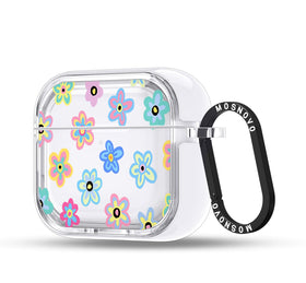 MOSNOVO AirPods 4 case with clear dual-layer protection for everyday drops.