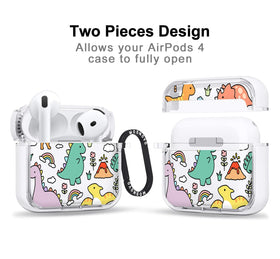MOSNOVO dual-layer AirPods 4 case offers enhanced drop protection.