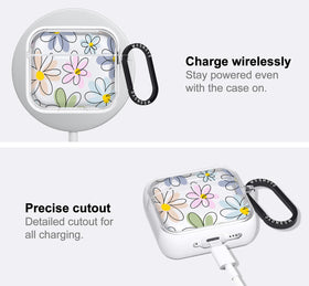 MOSNOVO AirPods 4 Linear Blooms design adds stylish flair