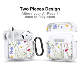 MOSNOVO AirPods 4 case with a luxe metal ring for easy retrieval