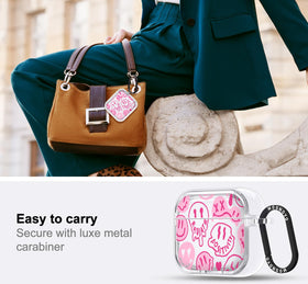 MOSNOVO AirPods 4 case with luxe metal ring for easy access
