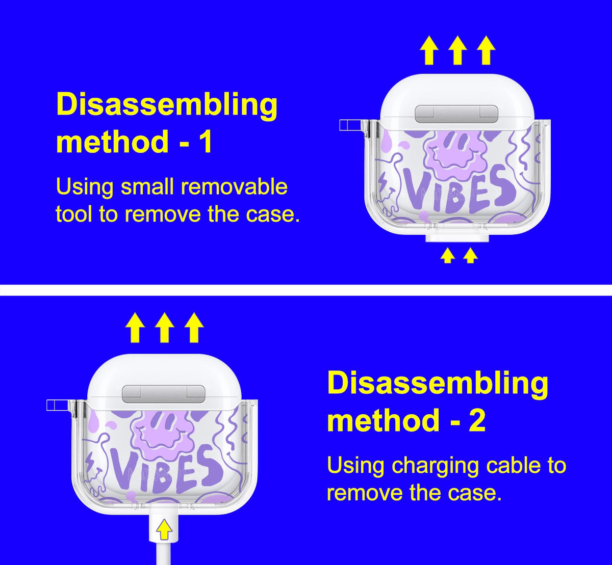 MOSNOVO AirPods 4 case pack includes removal tool for easy setup