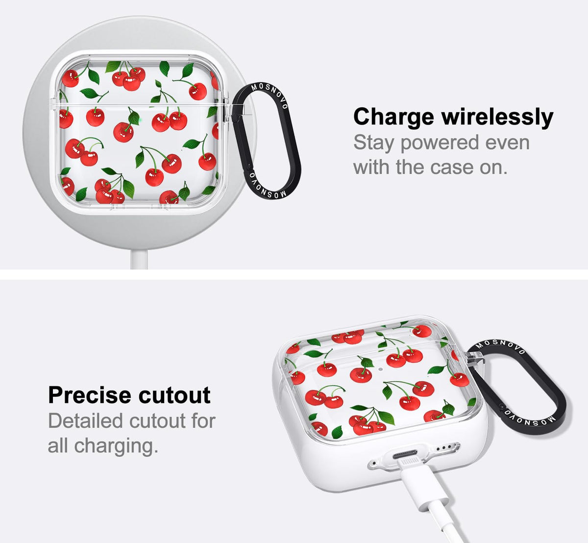MOSNOVO AirPods 4 clear case resists yellowing over time