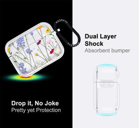 MOSNOVO case on AirPods Pro 3 in use showing wireless charging compatibility