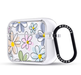 MOSNOVO clear case front view showing Linear Blooms and protection benefit
