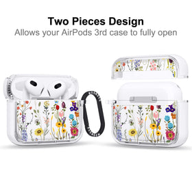 MOSNOVO Luxe case for AirPods 3rd Gen, side view highlighting slim profile.