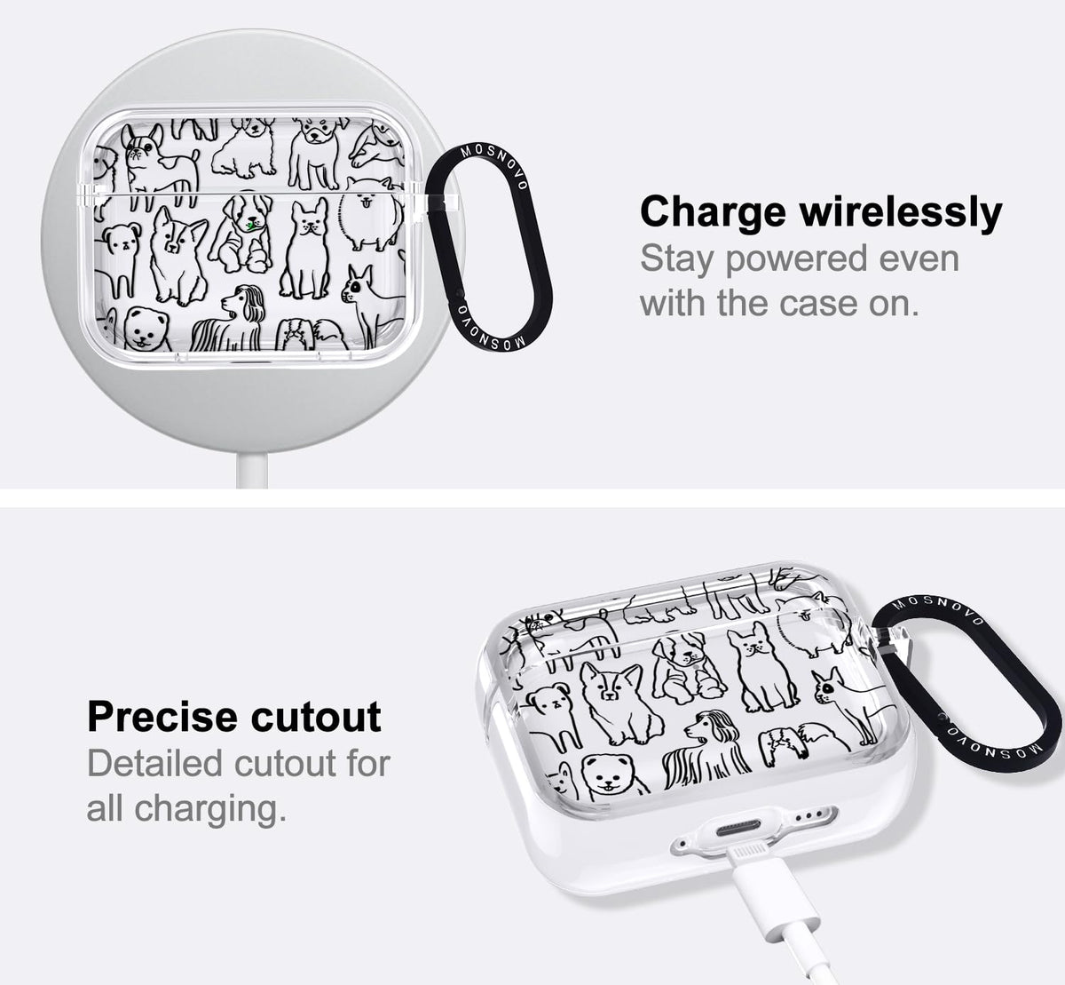 MOSNOVO case in hand showing compact size and pocketability benefit