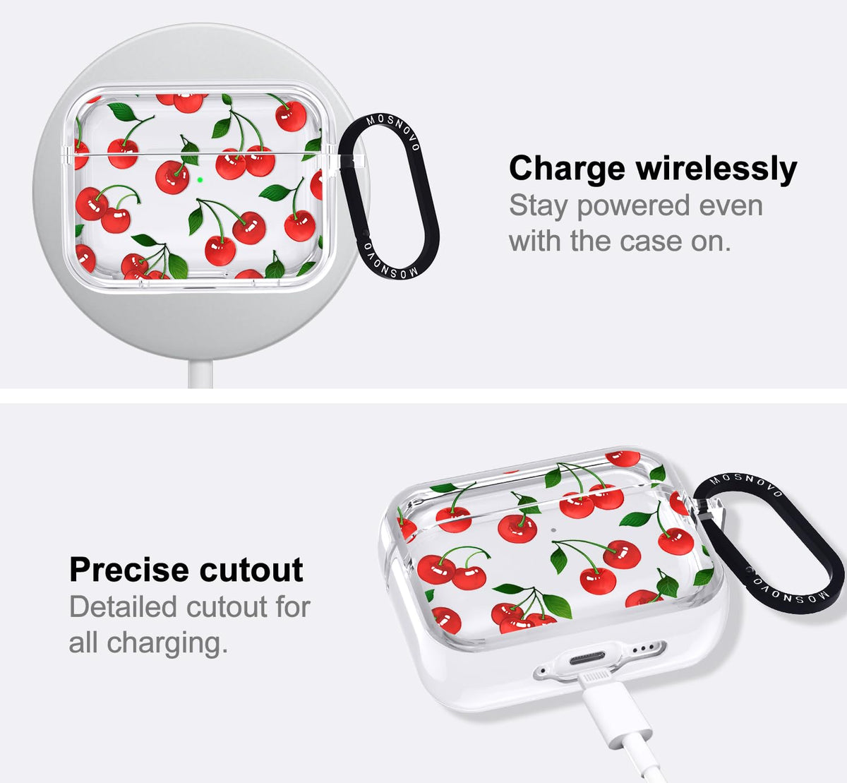 MOSNOVO case next to coin showing compact scale and portability