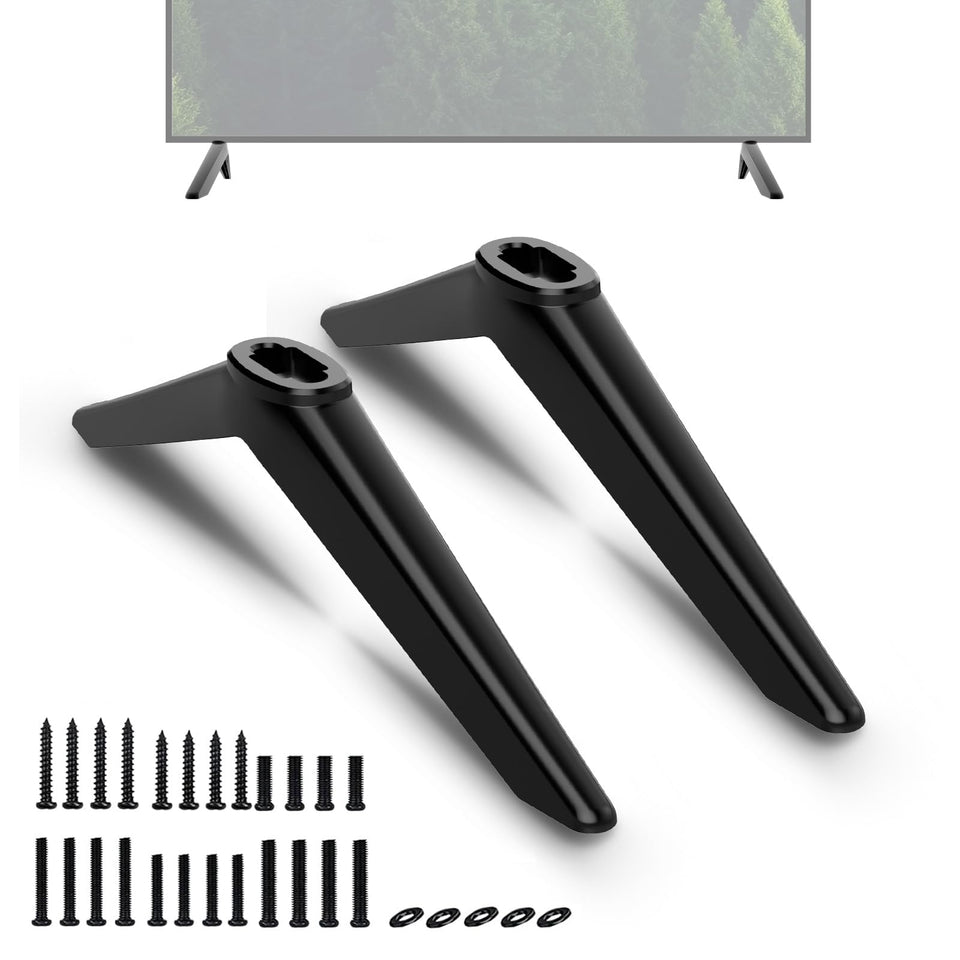 Motiexic Insignia TV leg set, front view, stable support for compact entertainment spaces