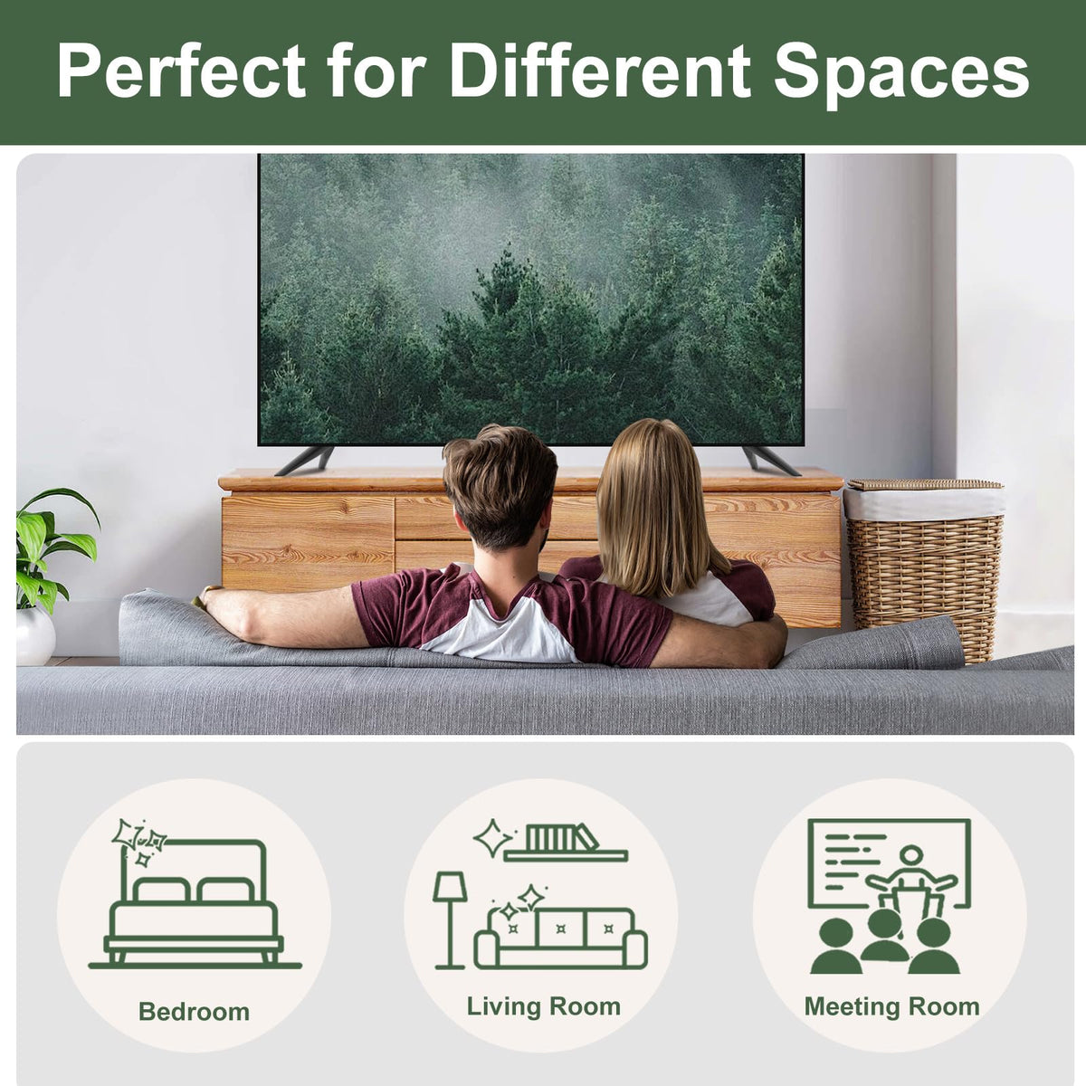 Motiexic in living room setting showing neat fit and furniture protection