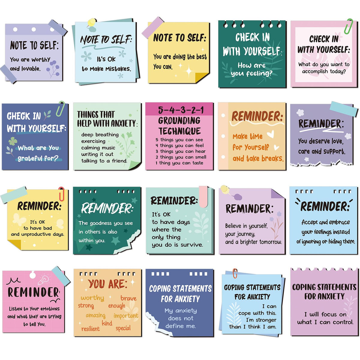 Motipuns 300-pack mental health stickers on a laptop for daily motivation