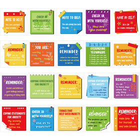 Motipuns rainbow mental health stickers applied to a laptop for daily motivation.
