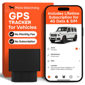 Moto Watchdog GPS tracker OBD installation for quick setup and vehicle visibility.