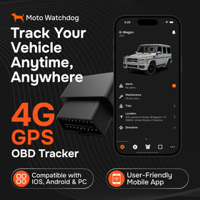 Moto Watchdog mileage tracking helps monitor trips and fuel efficiency.