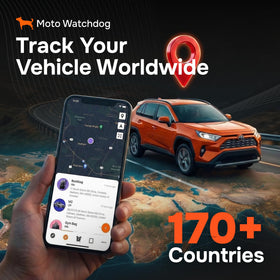 Moto Watchdog works across 140+ countries for global tracking.