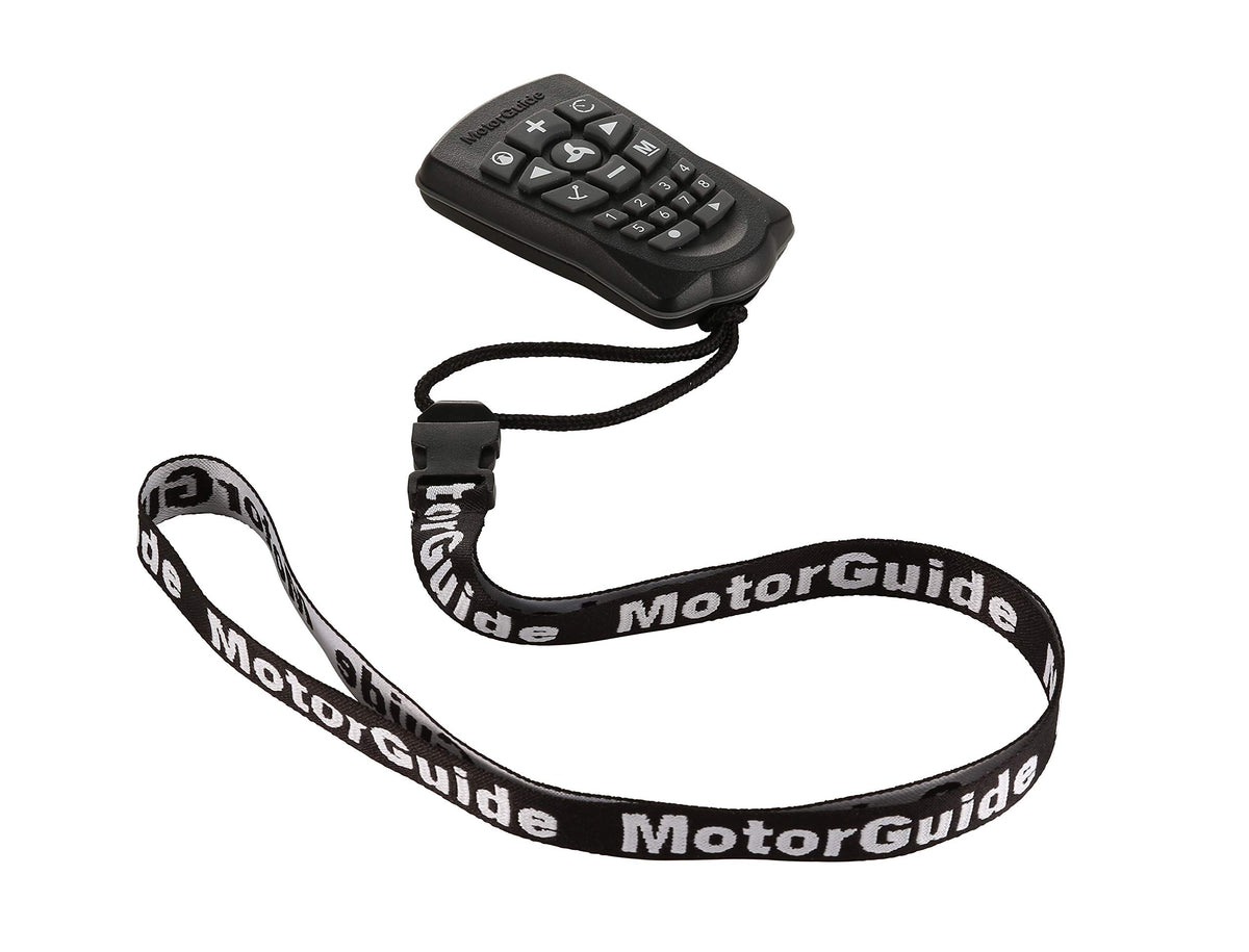 MotorGuide heading lock and jog control maintains steady heading on the water.