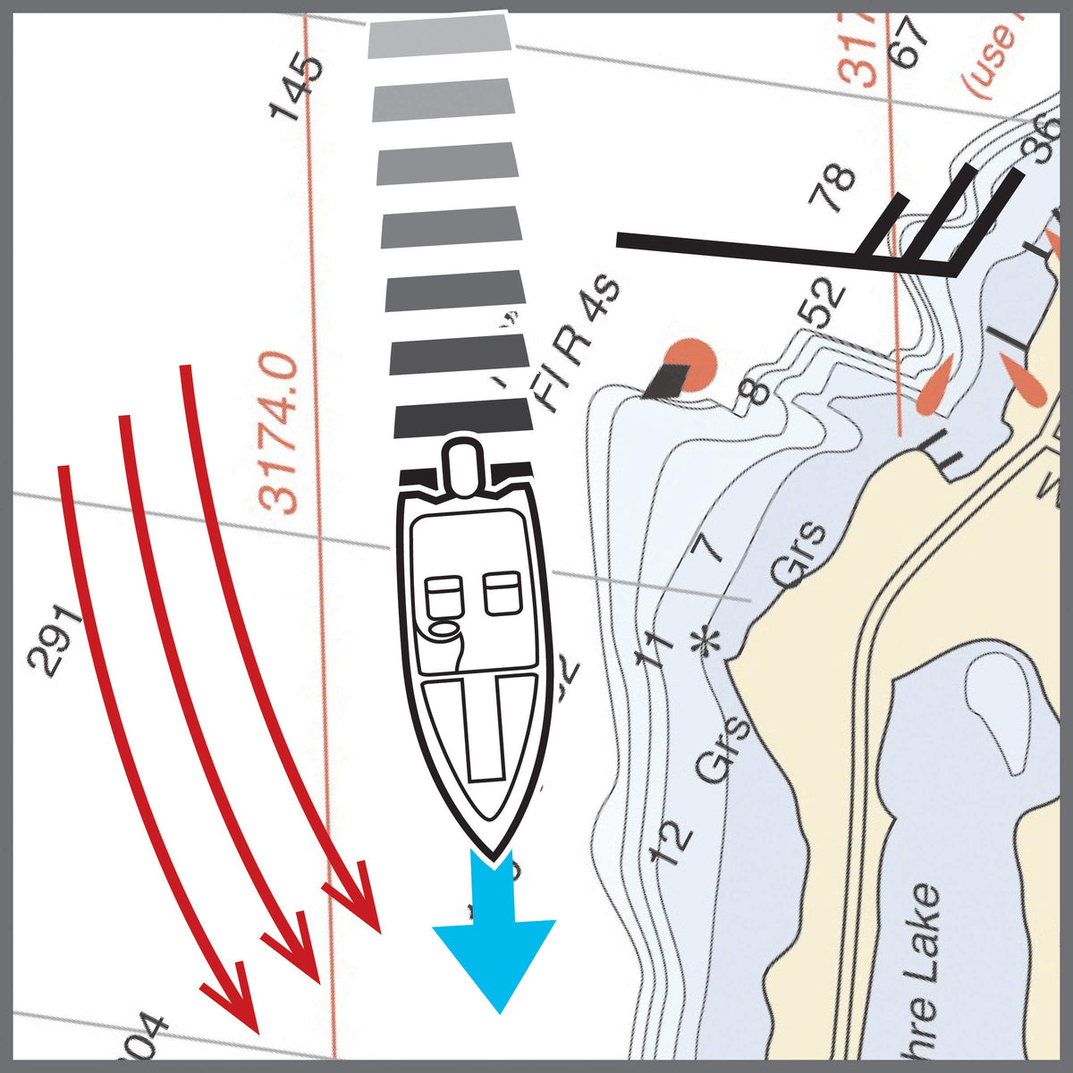 MotorGuide Xi GPS Gateway Kit in-use on boat helm for precise control