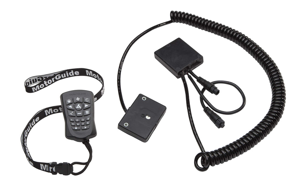 MotorGuide Xi Pinpoint GPS remote provides precise boat control on the water.