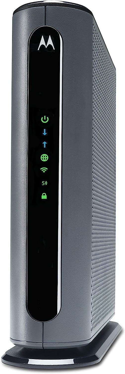 Motorola MG7700 modem-wifi-combo renewal delivering fast whole-home Wi-Fi coverage.
