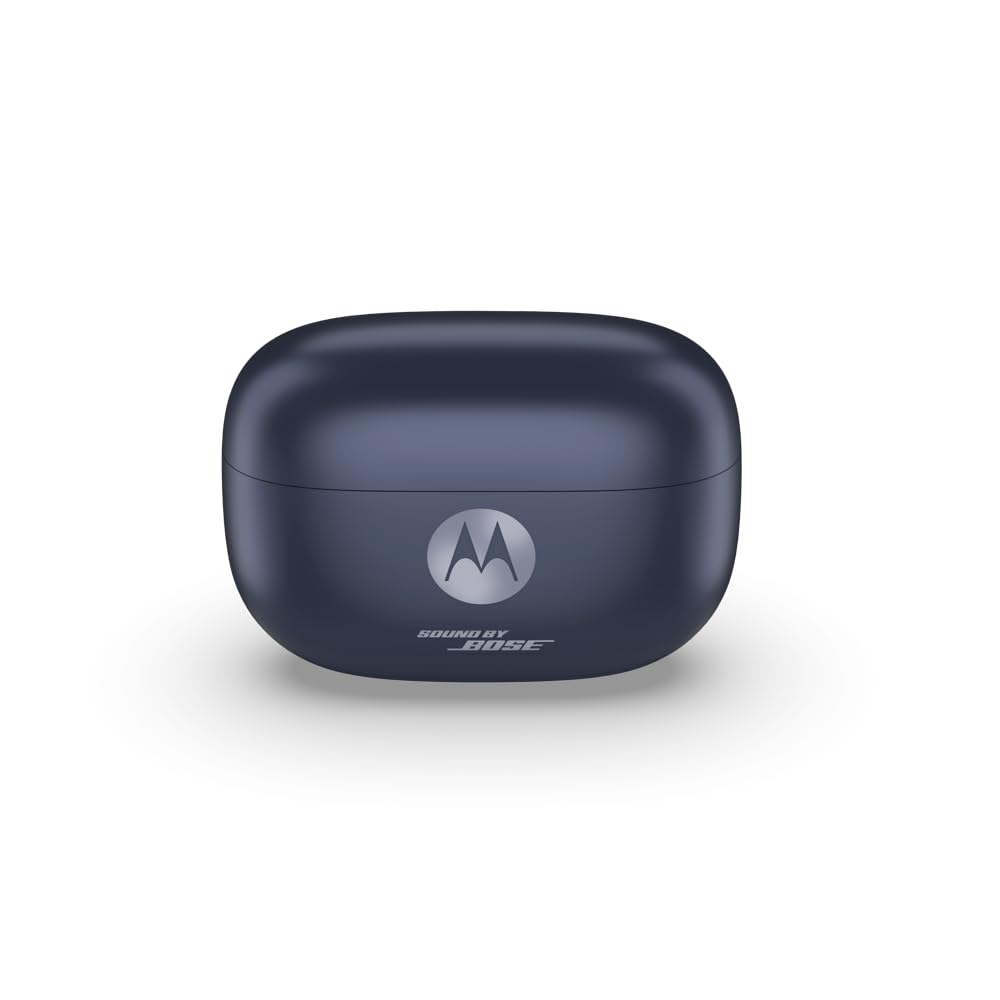 Motorola Moto Buds 2 Plus Bose engineering badge signals premium audio.