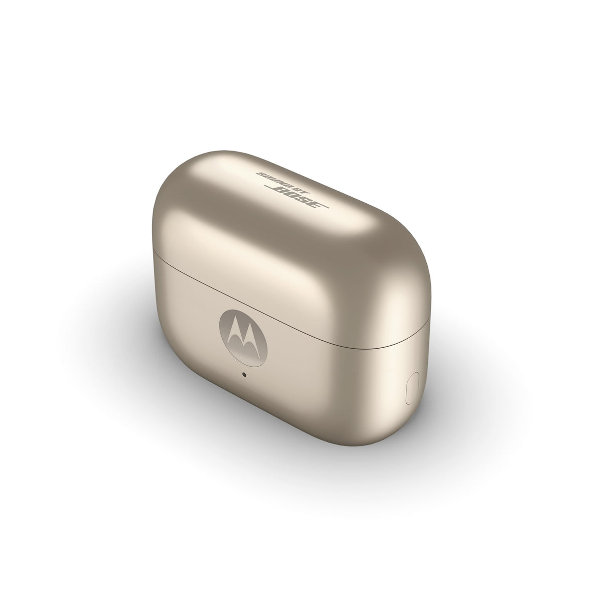 Motorola Moto Buds Loop crystal-design closeup highlights luxury detailing.