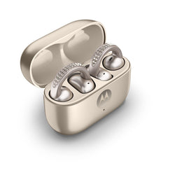 Motorola Moto Buds Loop crystal-talk mic for clearer voice during calls.