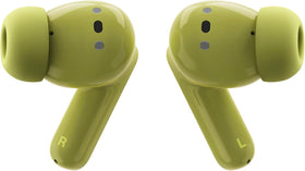 Motorola Moto Buds close-up of earbud texture and finish, for comfortable secure fit
