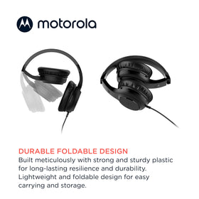 Motorola Sound Moto XT120 3.5mm jack enables reliable wired connectivity