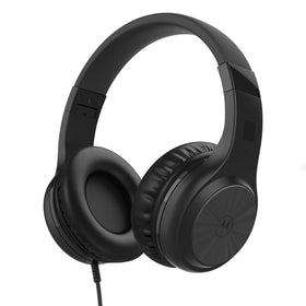 Motorola Sound Moto XT120 headphones folded for travel and storage