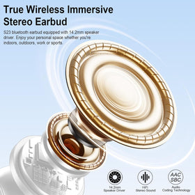 Motost earbuds with ENC noise cancelling mics deliver clearer calls in busy environments.