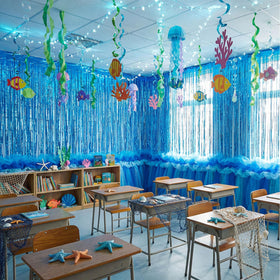 Moukeren ocean backdrop set suits parties and daily use with reusable design