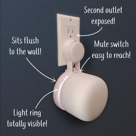 Mount Genie Nest WiFi Point Genie cord groove organizer tidies cables.