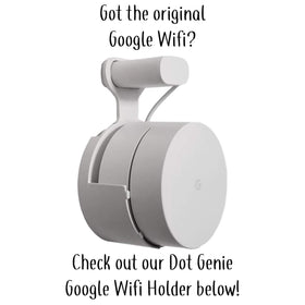 Mount Genie Nest WiFi Point Genie screw-free setup on a single pack.