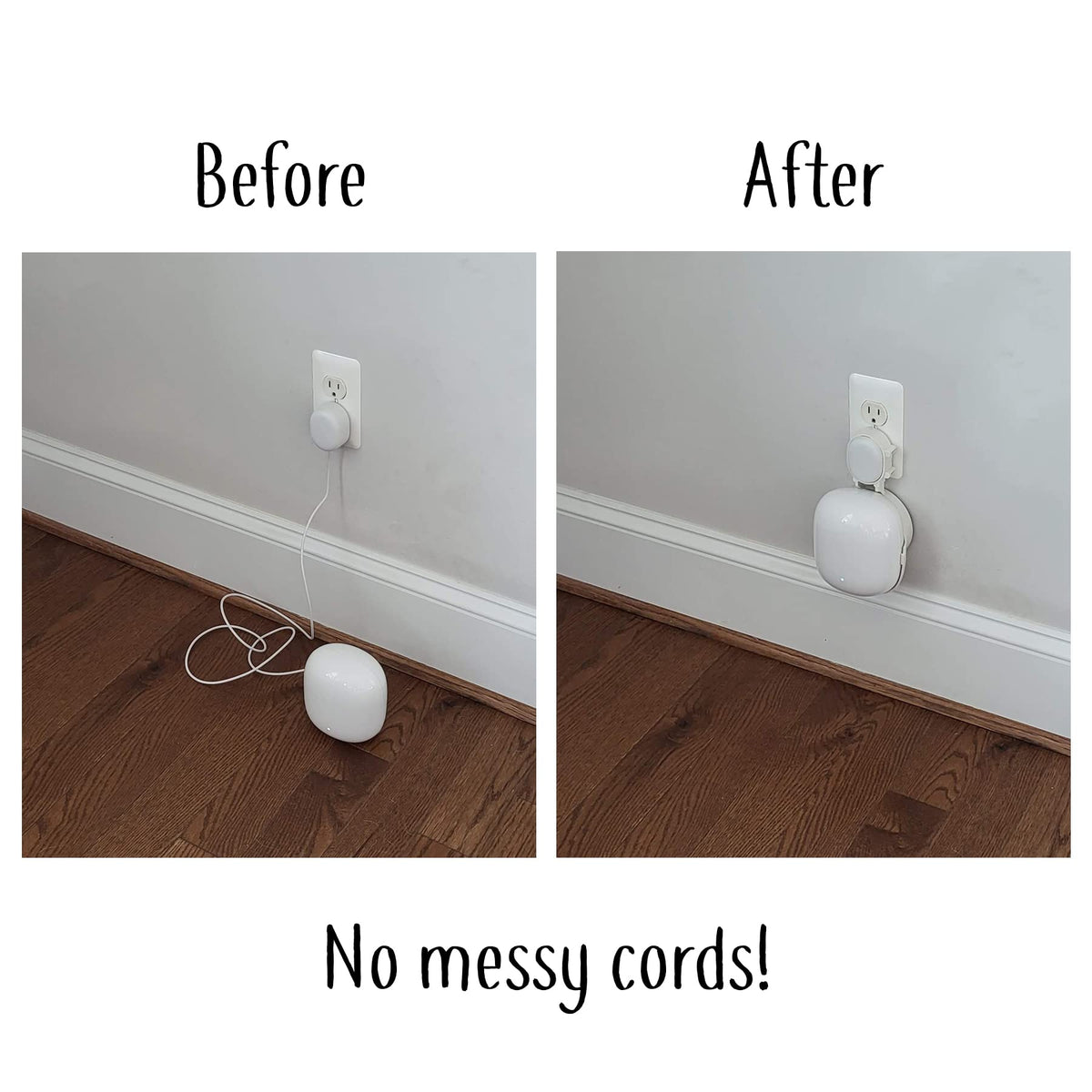 Nest WiFi Pro Genie reinforced support ensures stability for the heavier unit