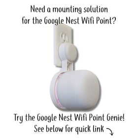 Nest WiFi Pro Genie vertical-outlet compatibility fits tight spaces