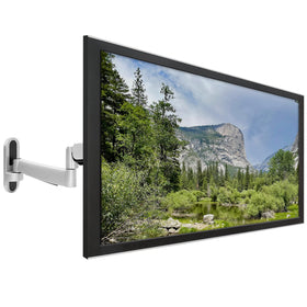 Mount-It! adjustable gas-spring tension keeps TV steady.