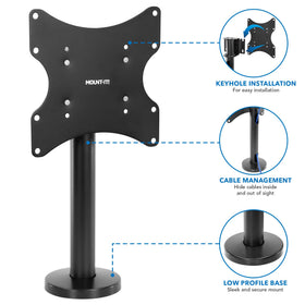 Mount-It! cable management port organizing cords for a tidy setup