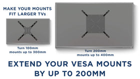 Mount-It! steel construction ensures sturdy alignment and durable support