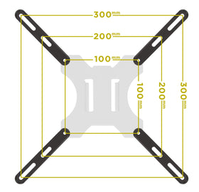 Includes bolts, nuts, and spacers for quick bracket compatibility