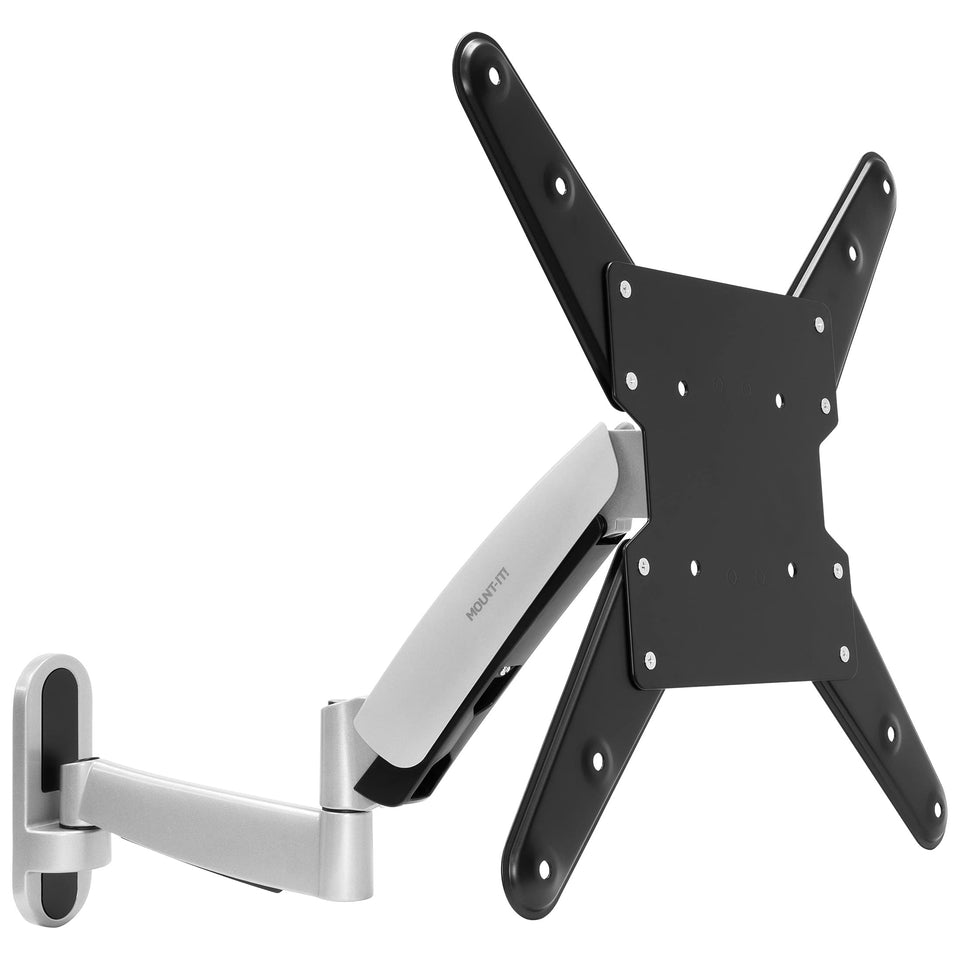 Mount-It! full-motion gas-spring TV wall mount for 25–55 inch screens with versatile mounting.
