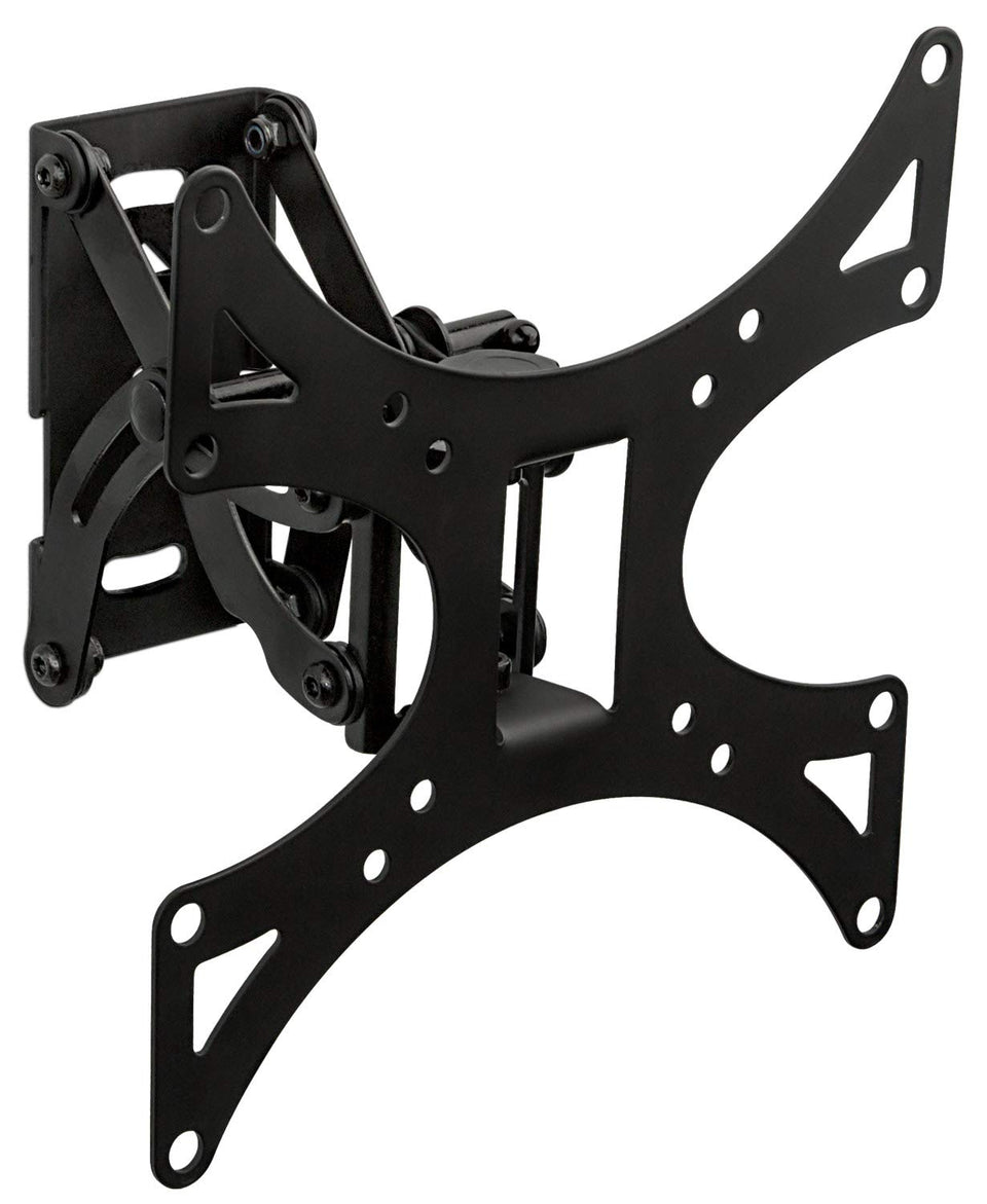 Mount-It! full-motion TV wall mount tilts and swivels for comfortable viewing from any seat.