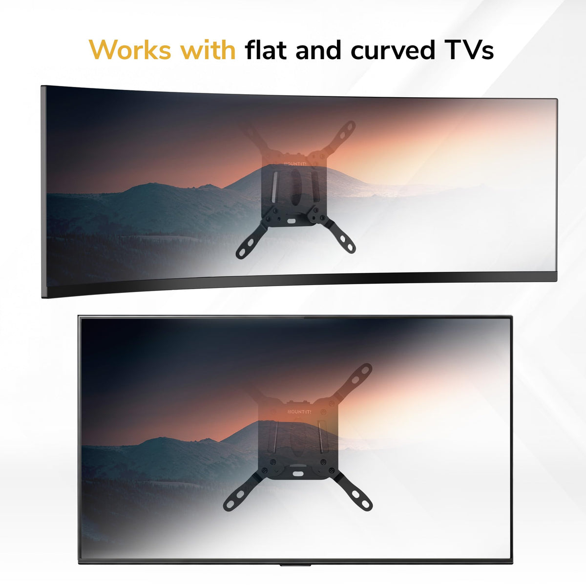Mount-It! hardware kit for flat-panel TVs and monitors