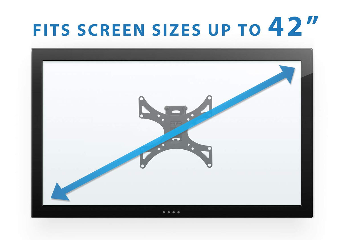 Mount-It! heavy-duty steel mount supports up to 66 pounds for secure mounting.